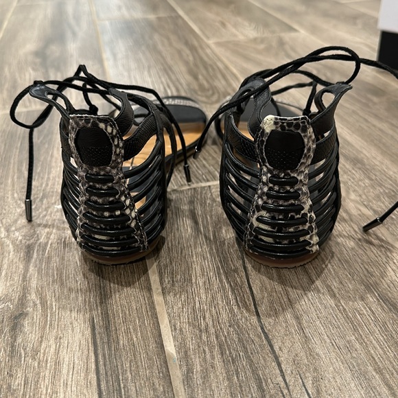 Dolce Vita black flat sandals size 8 - Picture 4 of 6